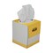 School Smart Facial Tissue, 85 Count, 2-Ply, Recycled, White, Case of 36 Boxes